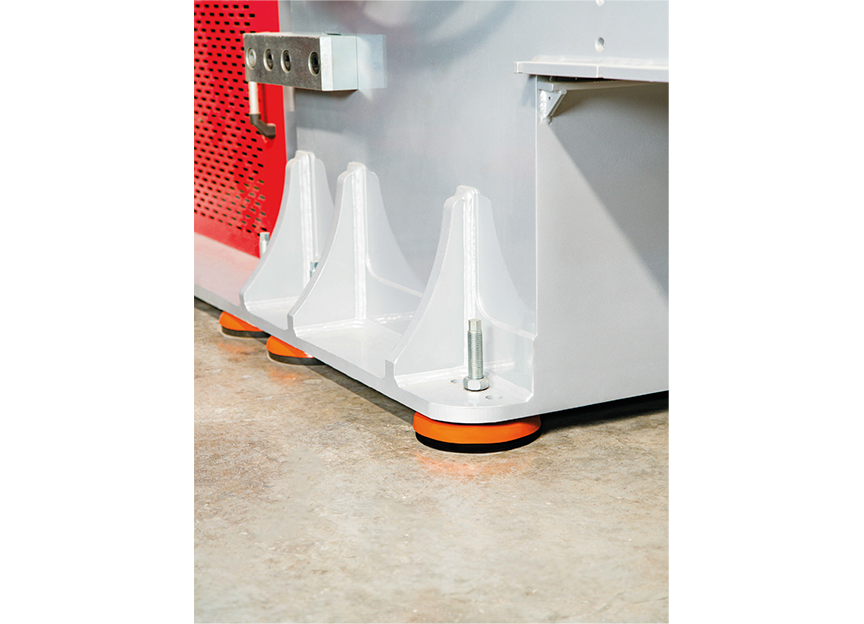 Vibration-Reducing Machine Feet